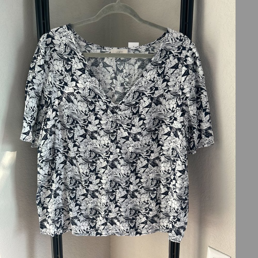 Loft Outlet Printed Blouse